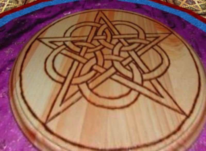 Wiccan Temple Pentacle