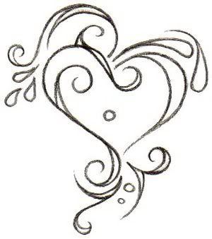Heart Tattoo Drawing