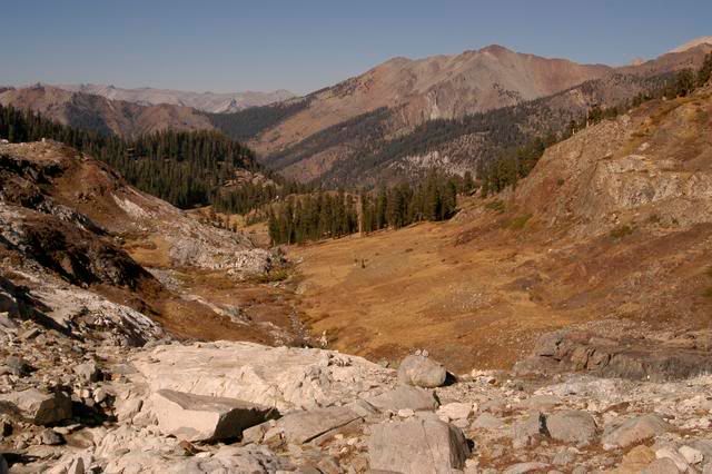 Elevation 10,000ft. We backpacked all the way up here; Caving Fall 2006