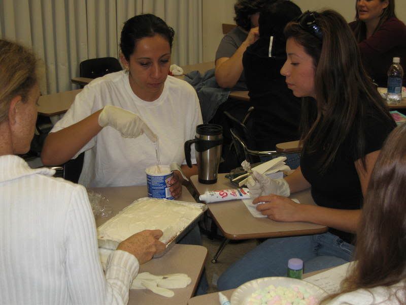 GROUP WORKING ON 1 FISH CAKE