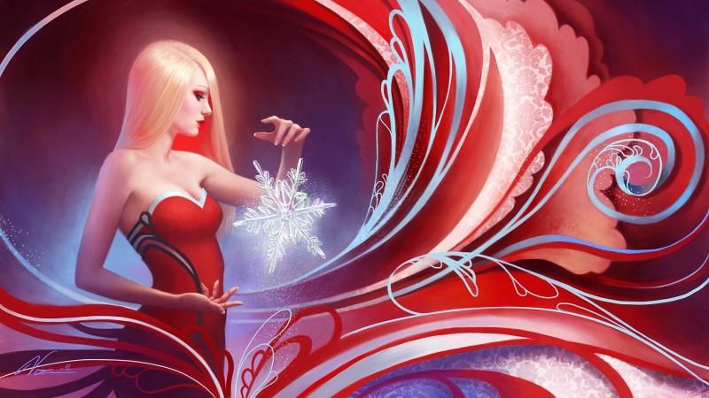 red photo Red-dress-fantasy-girl-with-snowflakes_1920x1080.jpg