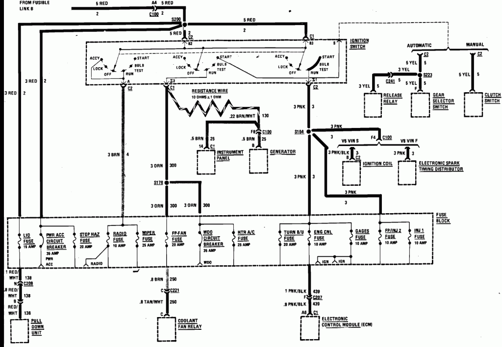 1986 camaro steering column wiring diagram - Third Generation F-Body