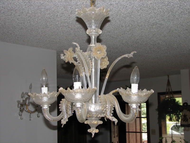 murano Murano Murano  Chandelier  Value? parts Forums chandelier Glass Vintage vintage