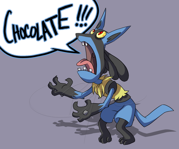 Lucario_loves_chocolate_by_trainerB.png