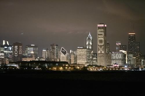 chicago white sox skyline. MY TEAM IS WHITE SOX.