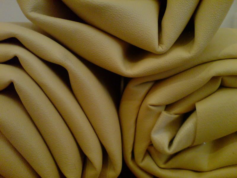 Fabricland Moving Sale - gold-beige vinyl