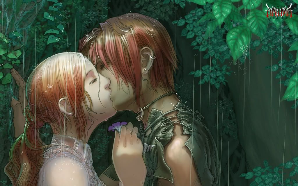 kissing in rain wallpaper. desktop wallpaper kiss