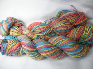 "After Downpour" worsted weight 100% wool yarn