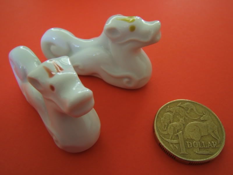 Small ceramic Dragons