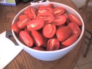 cut tomatoes
