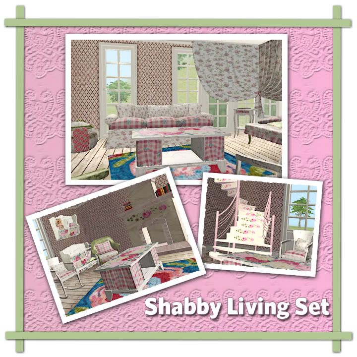 Шебби шик (потертый шик) ShabbyLivingSet01