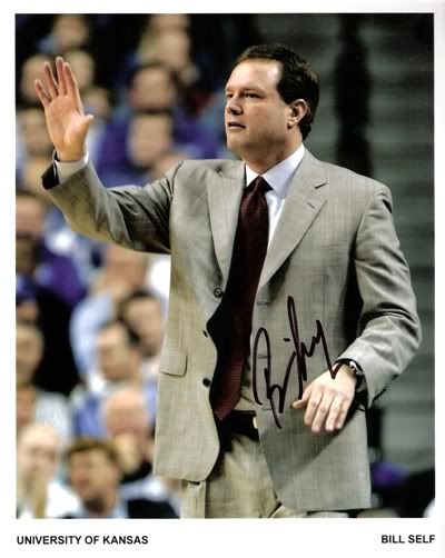 Bill Self Kansas Jayhawks basketball coach Image