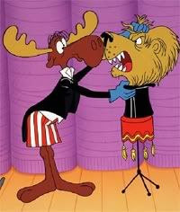 Bullwinkle Pulls a Lion Out of His Hat - small Pictures, Images and Photos