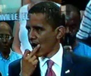 obama flipping bird photo: Barack Obama Flipping McCain Bird finger.jpg