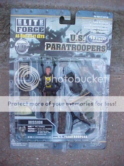 Bi 1/18 Elite Force WW2 Paratroopers 82nd AB 50 CAL M1  