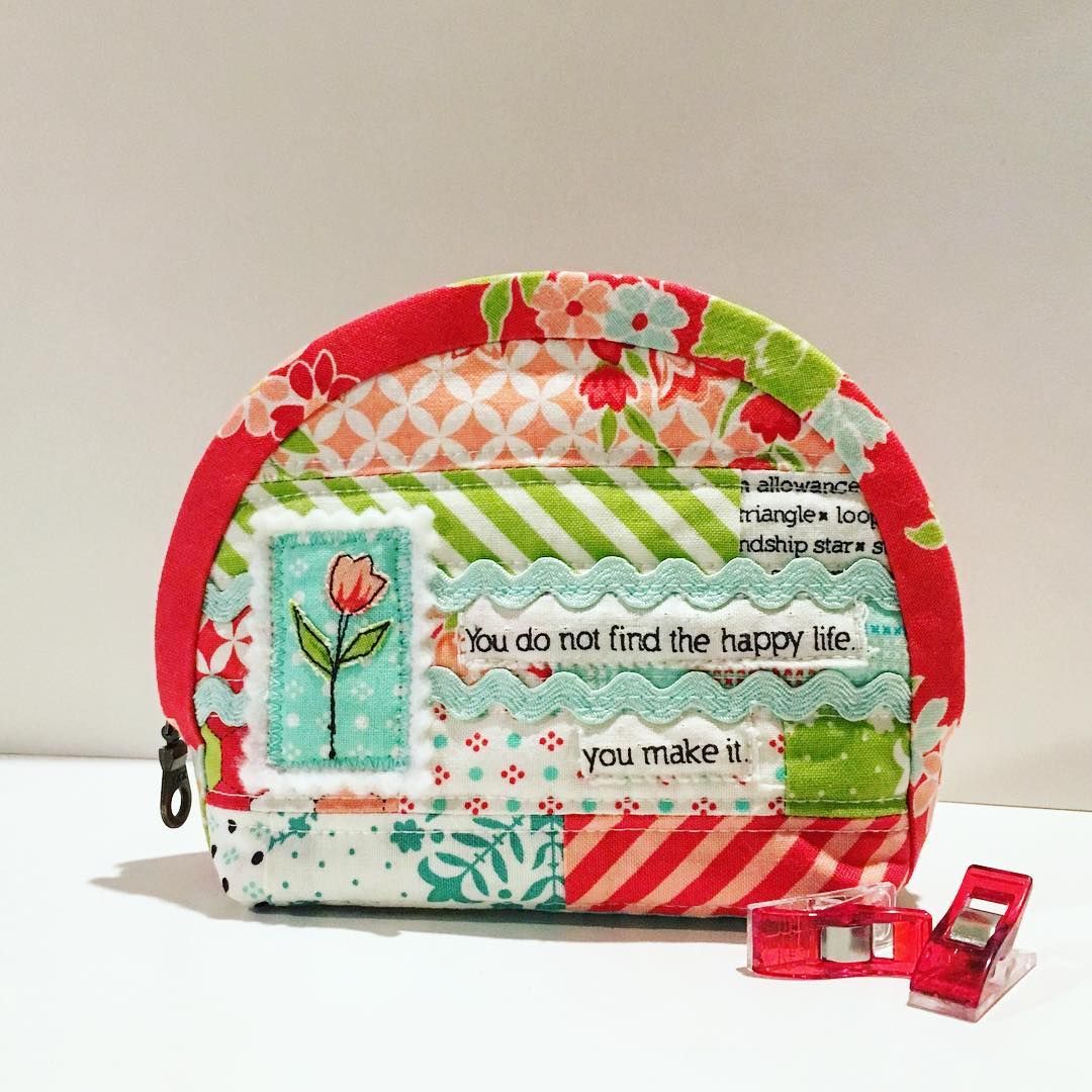  retro mama | Notions Pouch SAL Winner Week 1 Susan @3redtulips