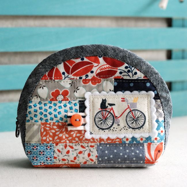 retro mama | patchwork notions pouch