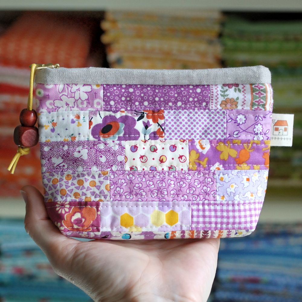  Bound All Around zipper pouch by Retro Mama