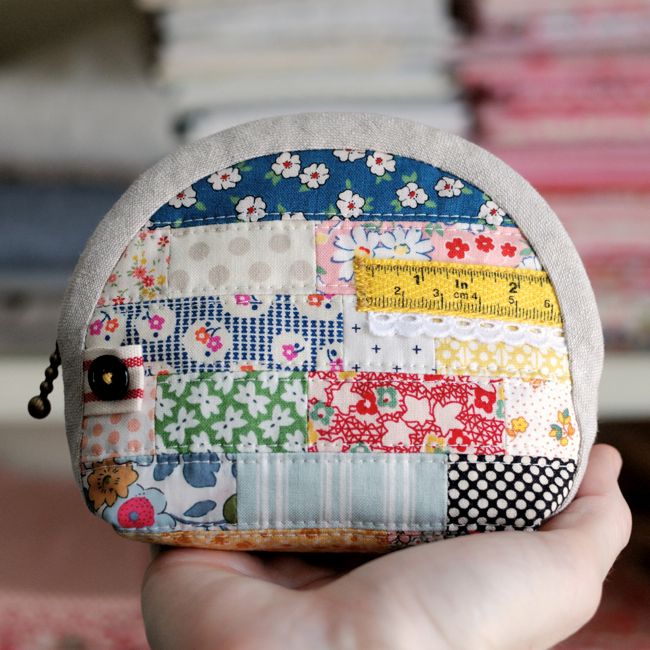  retro mama | quilted notions pouch