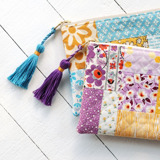 Retro Mama | Quilted Tassel Pouch Tutorial